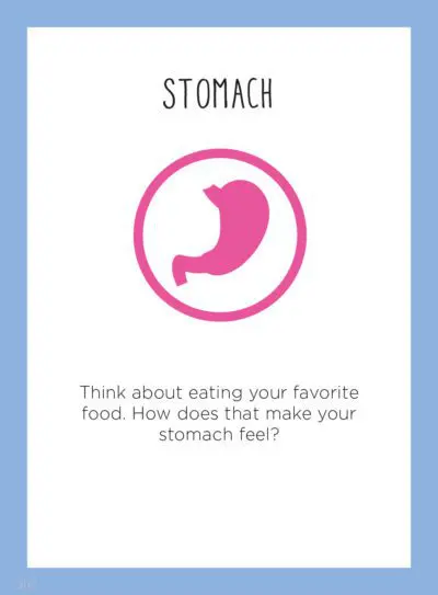 Interoception Activity Card - Stomach