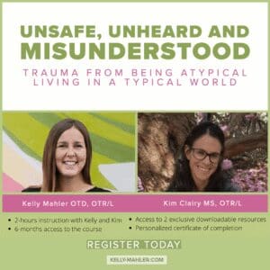 on demand course, unsafe unheard and misunderstood, trauma from being atypical living in a typical world