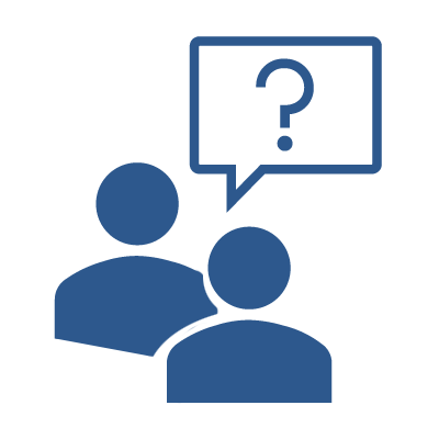 two people thinking icon