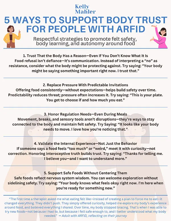 5 Ways to Support Body Trust for People with ARFID cover image